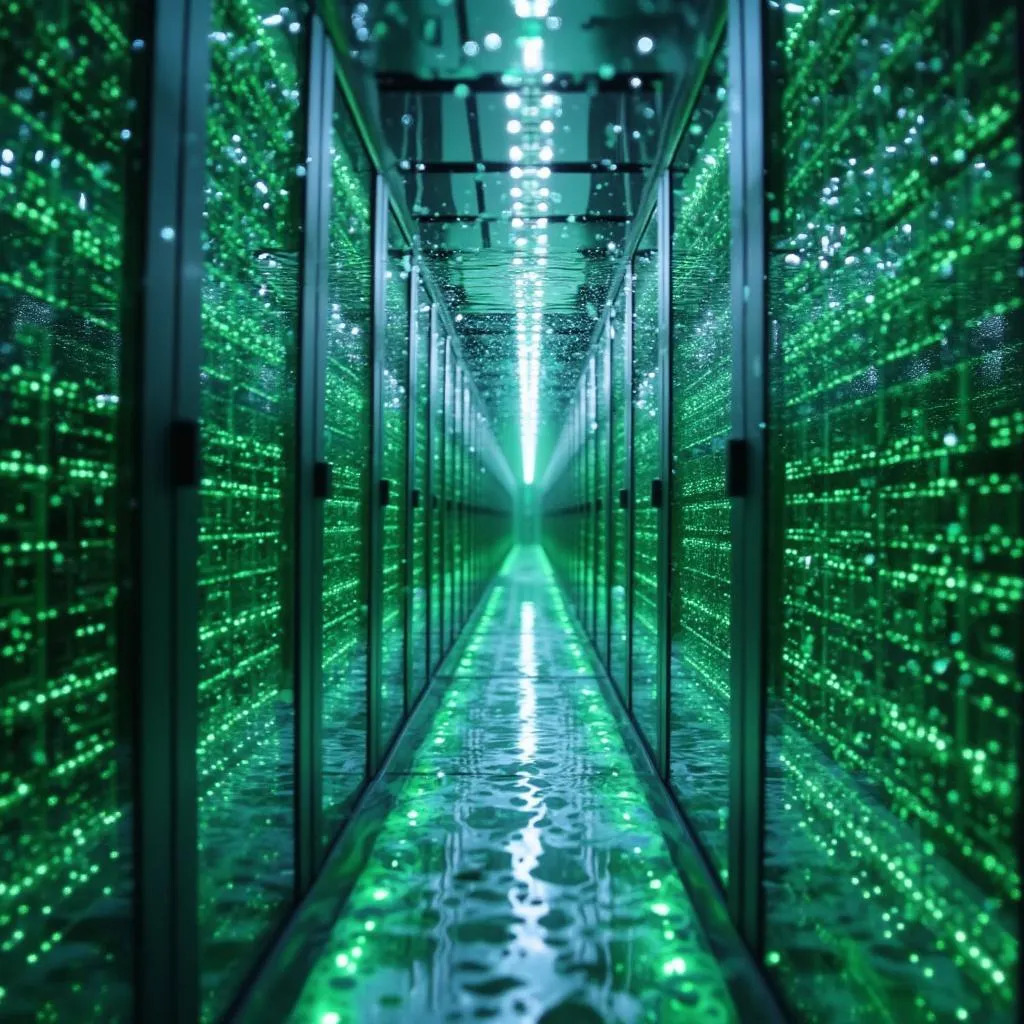 Centro de datos con tecnología de inmersión