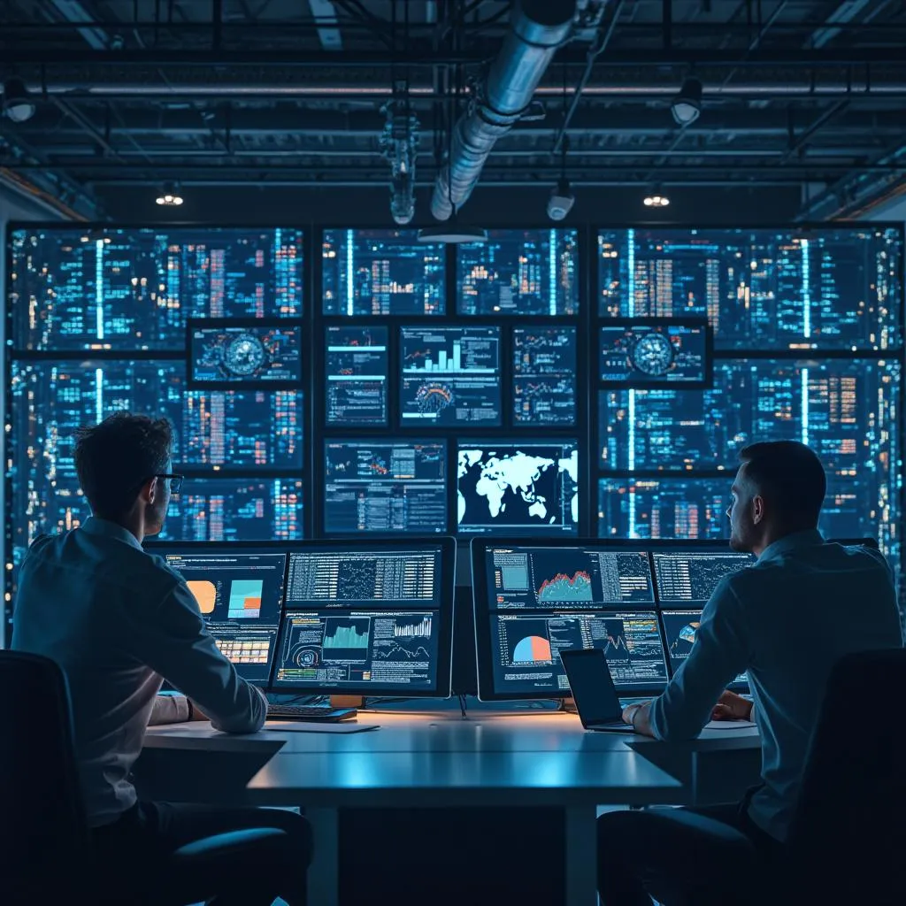 Equipo de ingenieros trabajando